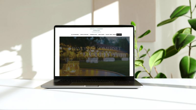 devon and somerset marquees website